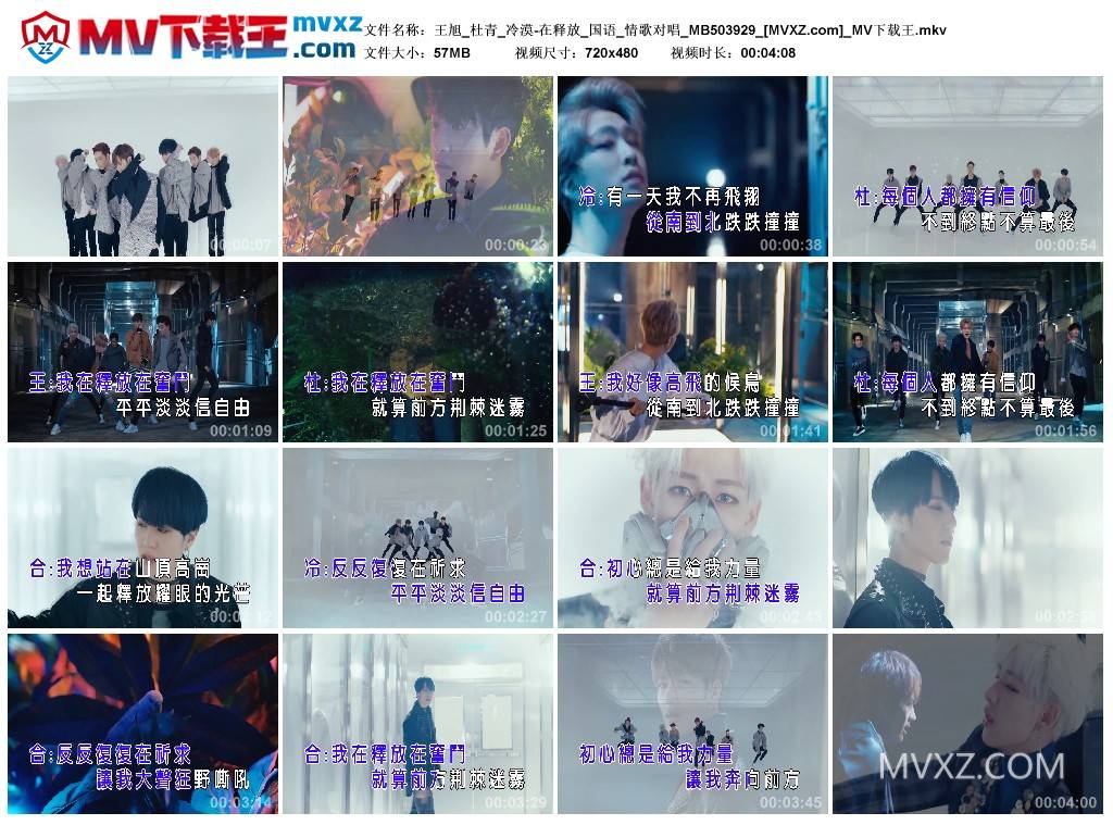 王旭_杜青_冷漠-在释放_国语_情歌对唱_MB503929